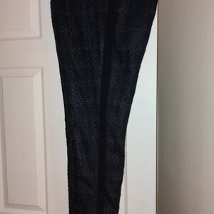 Tory Burch Black Textured Trousers Size 14